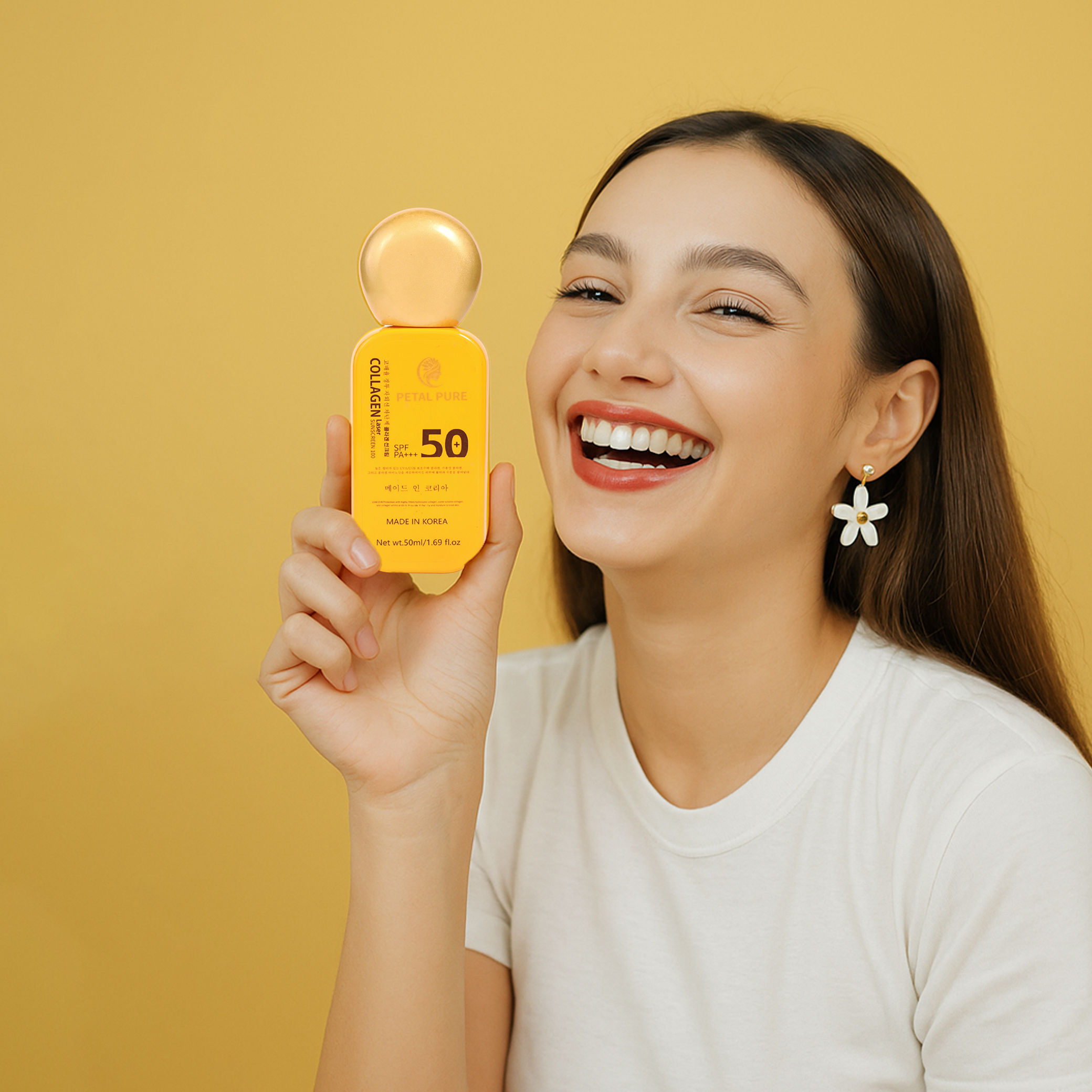 Petal Pure Collagen Laser Sunscreen SPF 50+ PA+++